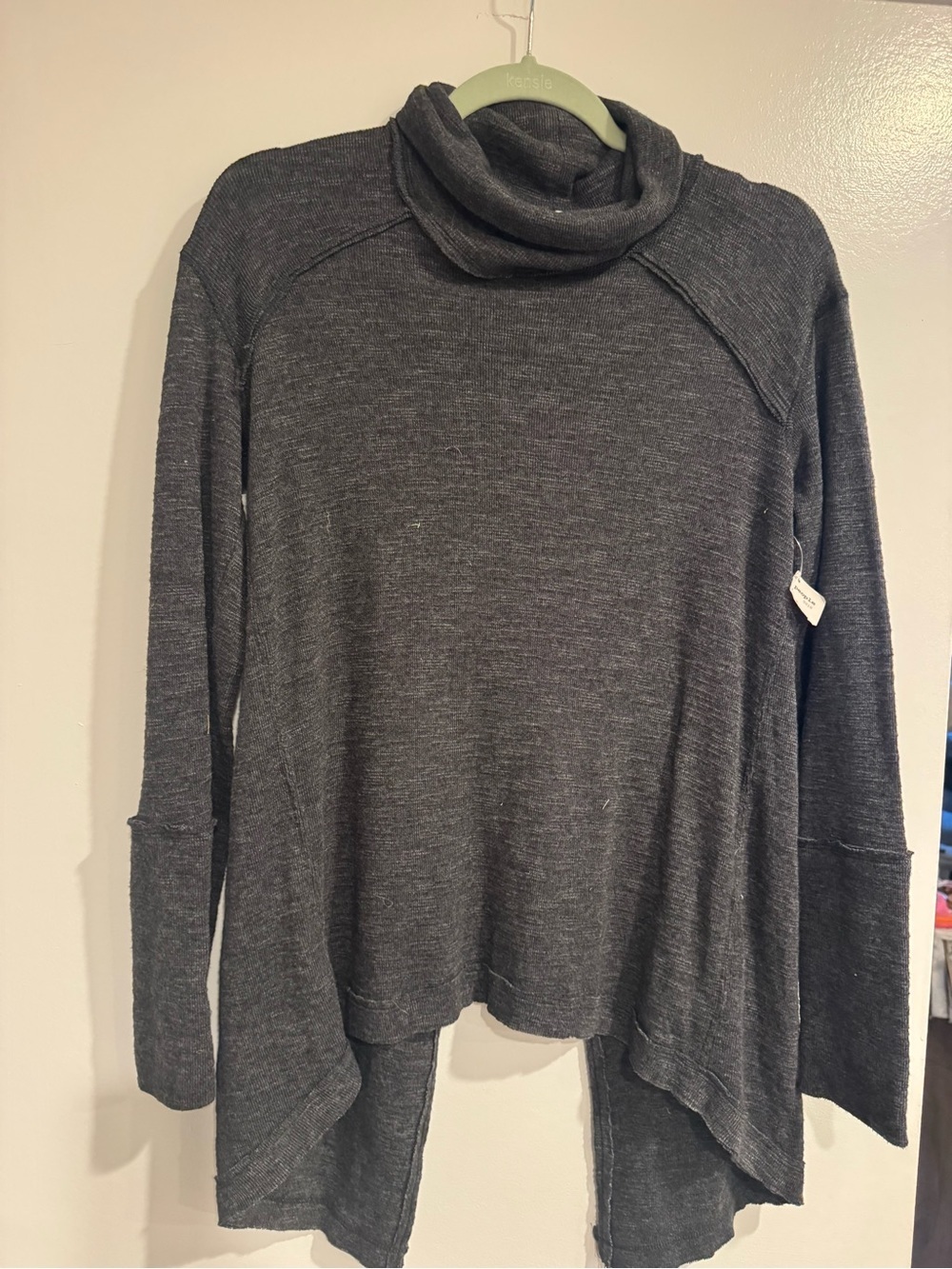 NWT: We the free Dark Gray Turtleneck Women's Sweater- no clear size
